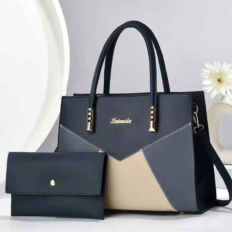 Trendy 2-in-1 PU Stylish Leather Handbags 